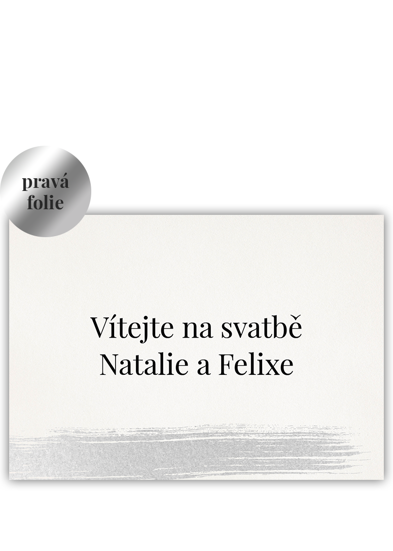 Svatební uvítací karta ve formátu A3. Blesková tvorba. - Gold brush